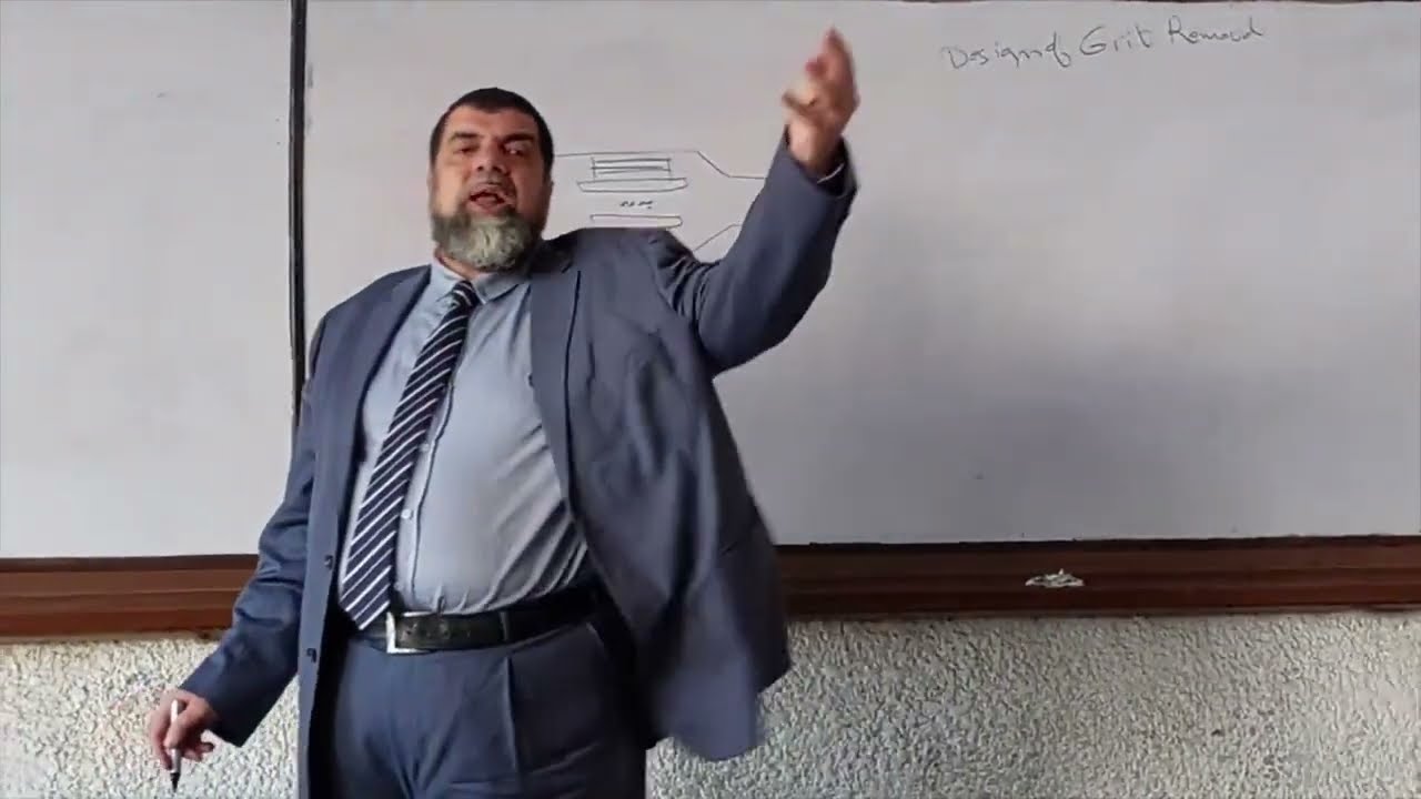 تصميم احواض حجز الرمال Grit removals