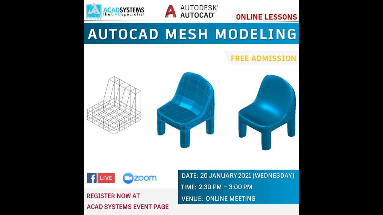 AutoCAD Mesh Modeling by Acad Systems Sdn. Bhd.