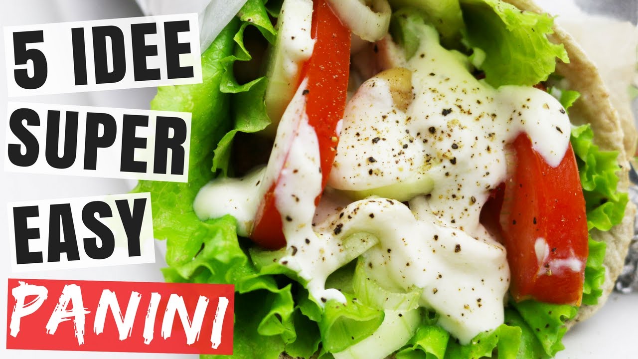 5 IDEE SANDWICH FACILE / PANINI SFIZIOSI VEGETARIANI: PANINI FARCITI SENZA SALUMI + RICETTE MDP