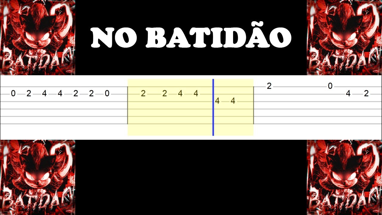 NO BATIDÃO · ZXKAI (Easy SLOW Guitar Tabs Tutorial)