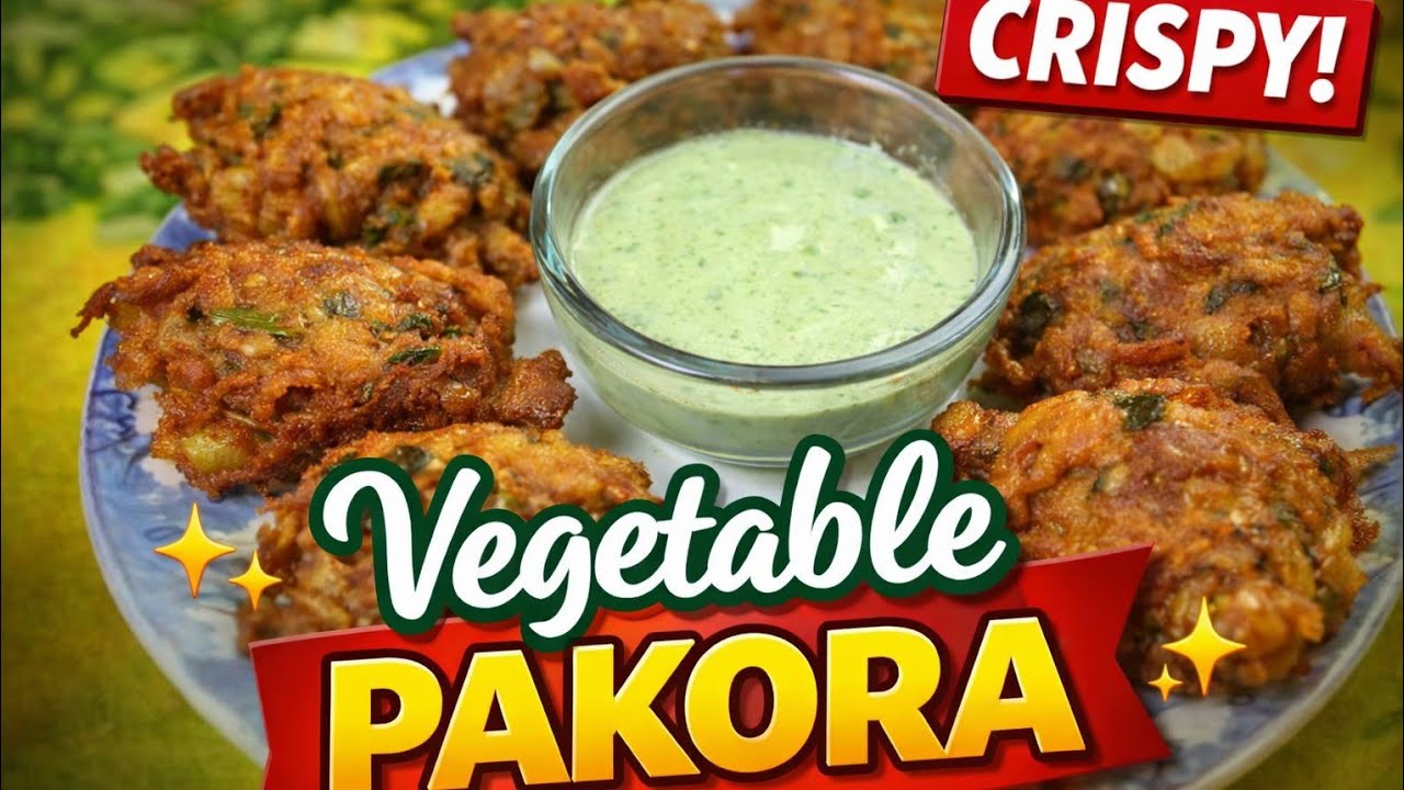 ✅Crispy Vegetable Pakora Recipe | Mix Sabzi Pakoray | Ramadan Special Iftar Snack...
