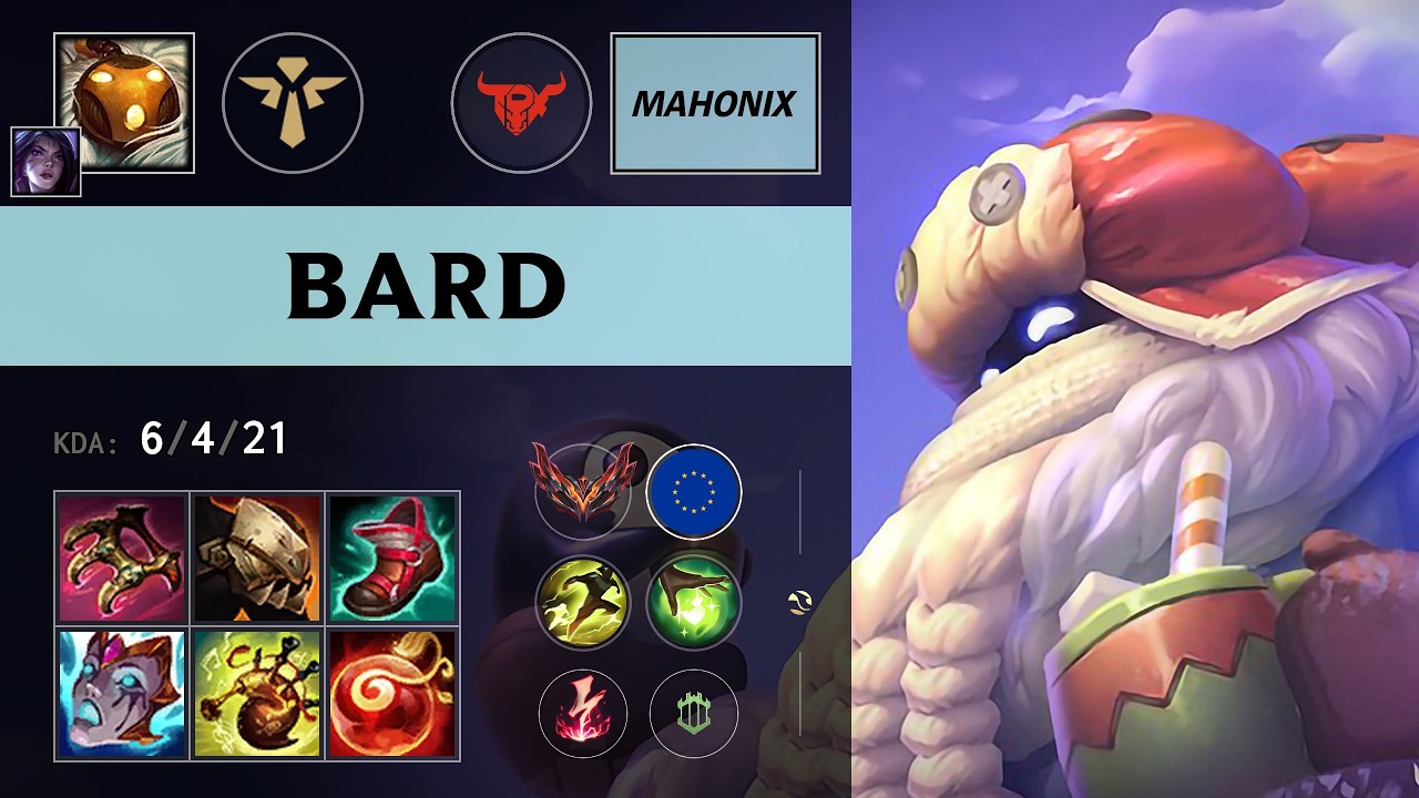 (TPX Mahonix) Bard Support vs Alistar (GSMC EscoX) - EUW Grandmaster Patch 26.13