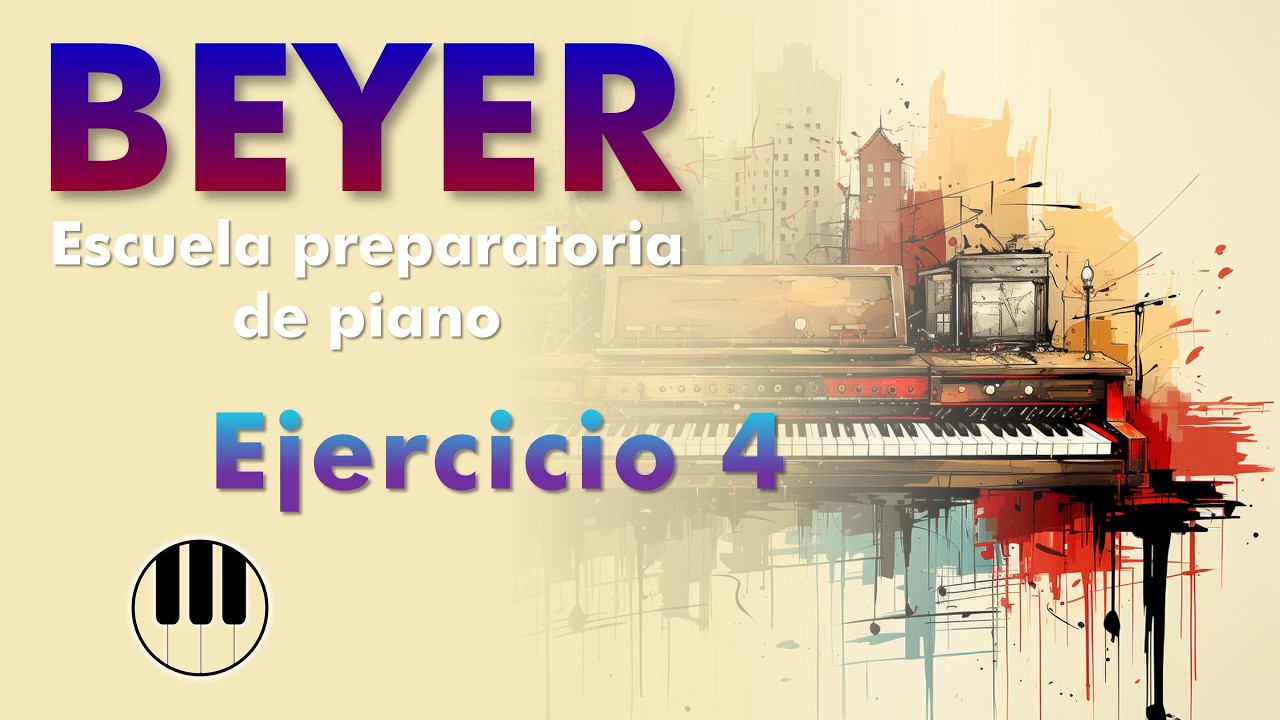 BEYER,  Ejercicio 4 | Cómo aprender a tocar piano