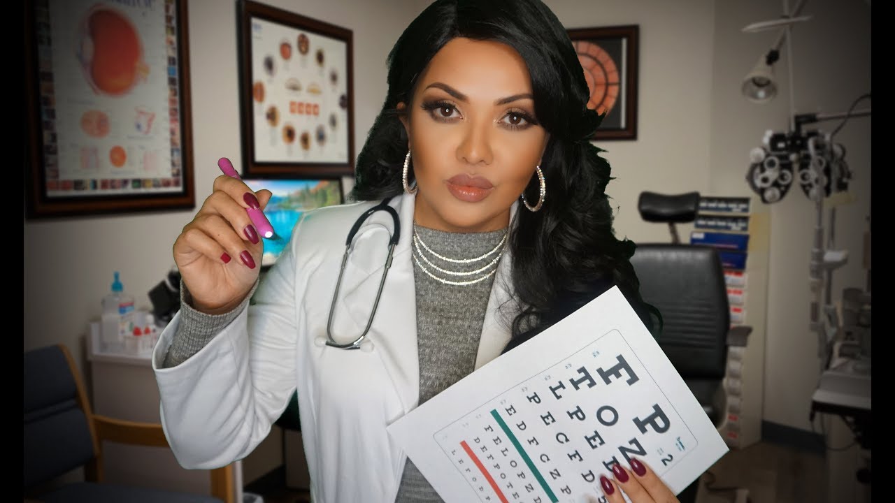 ASMR Exame de VISTA no SUS para Dormir | EYE EXAM IN PORTUGUESE