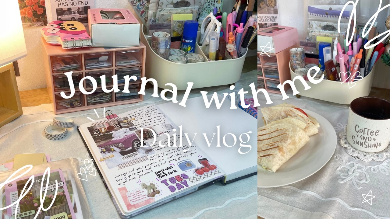 Slow Morning Journal With Me | Cozy Aesthetic Vlog ✨