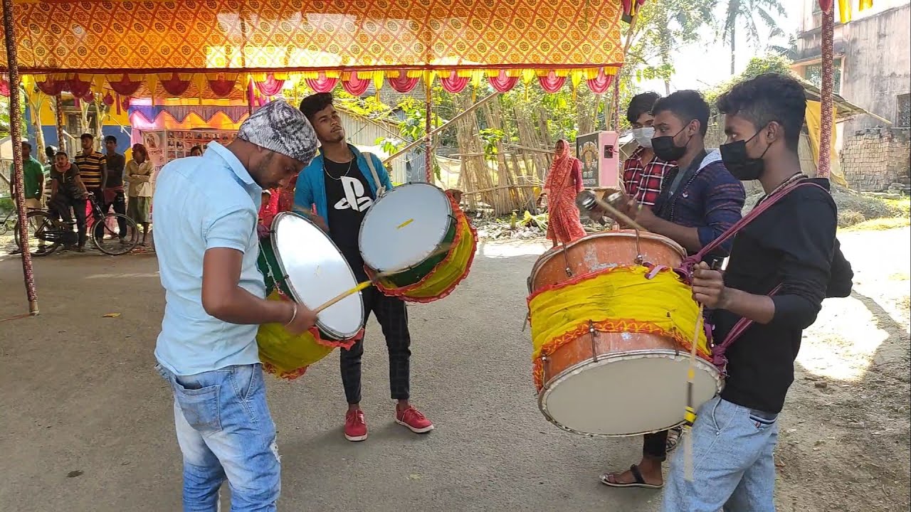 Achhe gour nitai nadiate ।। Abhi musical tasha band ।। Nadia ।। #Abhi_biswas