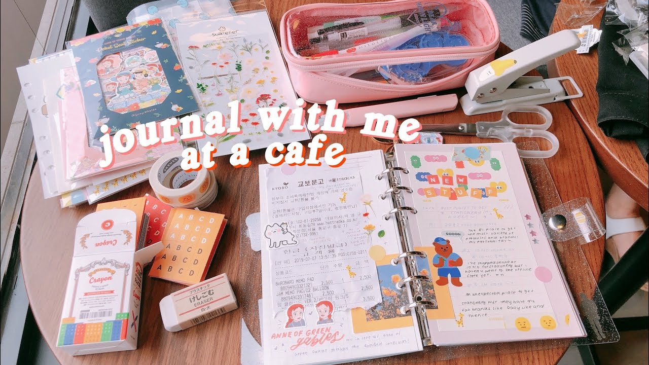 journal with me at a cafe ☕️#2