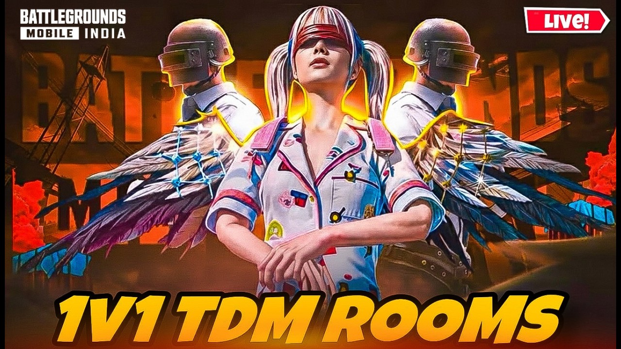 CUSTOM ROOM | 1v1 TDM | CLASSIC GAMEPLAY | BGMI LIVE WITH @sprayven #pubgmobile #pubg #bgmi