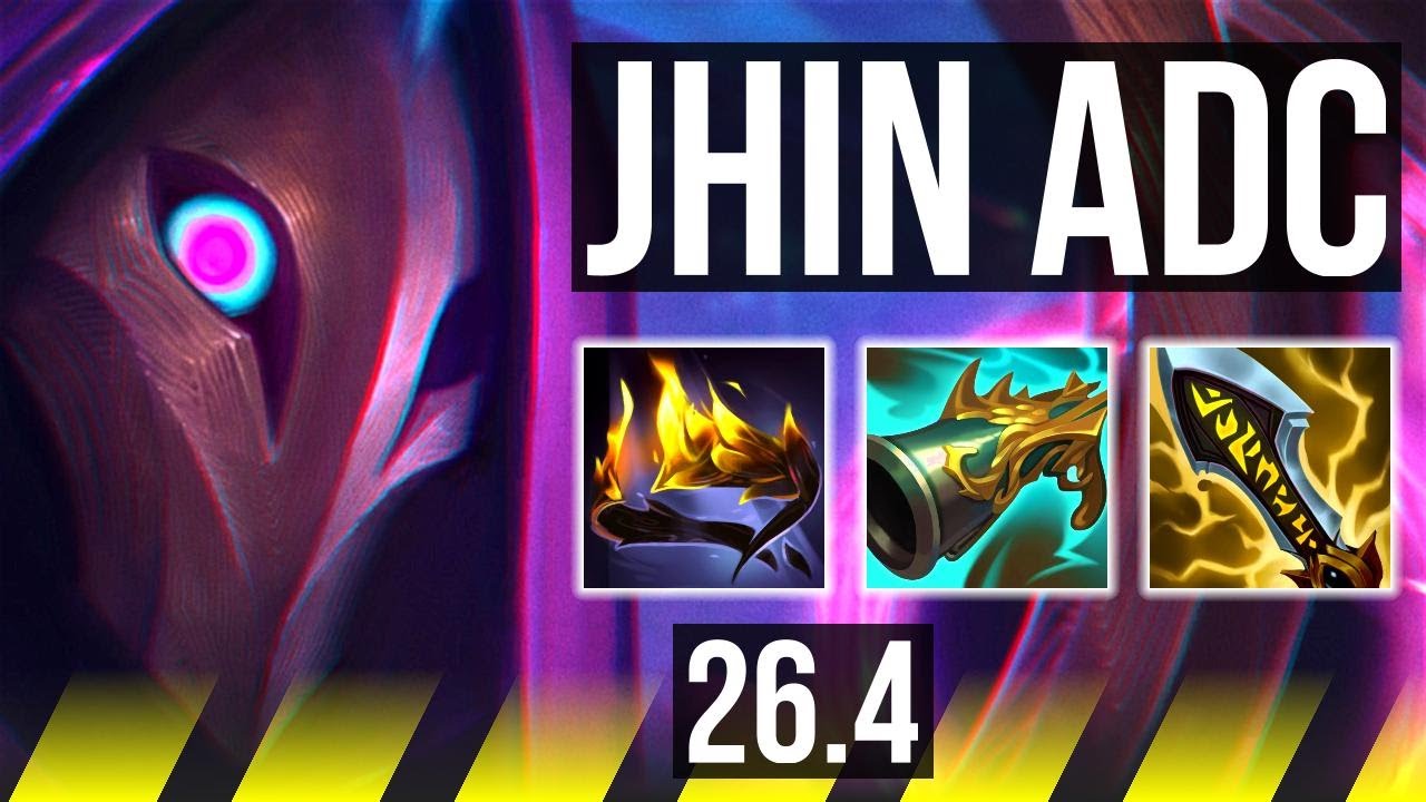 JHIN & Pyke vs JINX & Zilean (ADC) | Good KDA: 15/1/9 | EUW Master | 26.4