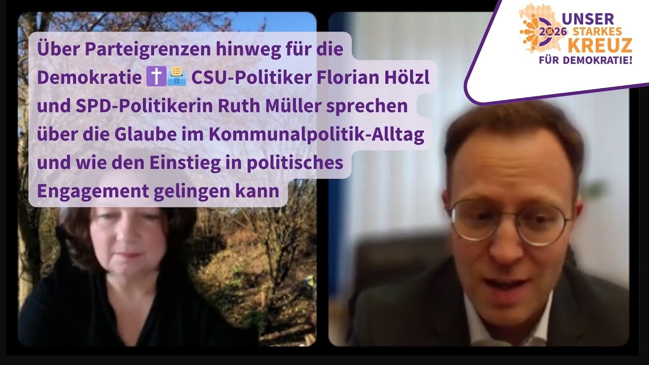 CSU-Politiker und SPD-Politikerin im Gespräch über Glaube, Kommunalpolitik und Kirche vor Ort