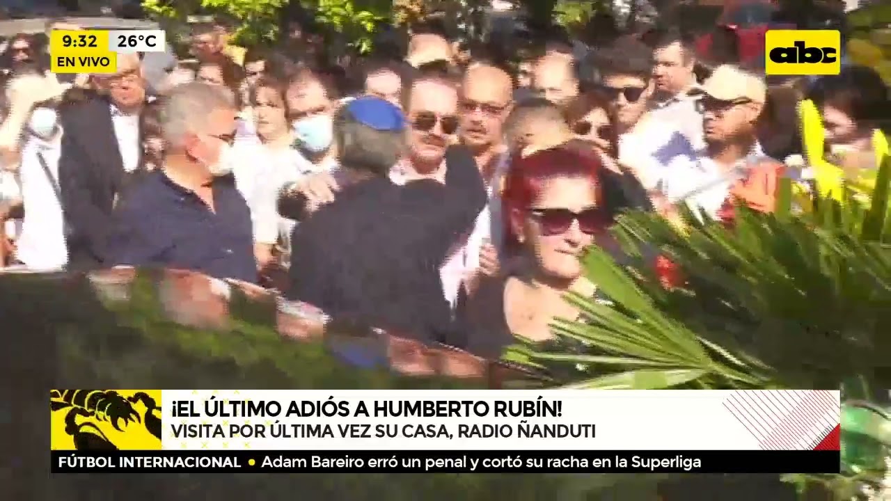 El último adiós a Humberto Rubín.