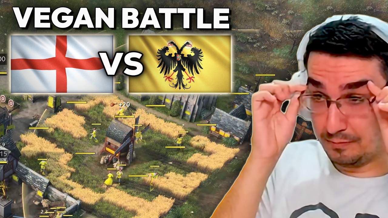 English Vegan Build Meets HRE Vegan Build in AOE4