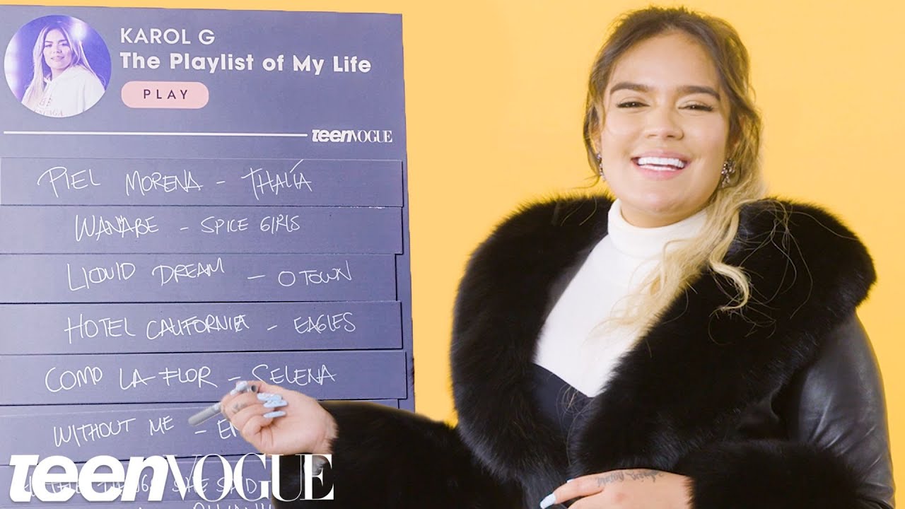 Karol G Creates the Playlist to Her Life | Teen Vogue