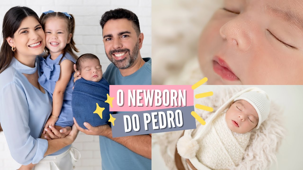 FIZEMOS AS FOTOS NEWBORN + PEDRO PRECISOU CORTAR A LINGUINHA - Thamyê Baseggio