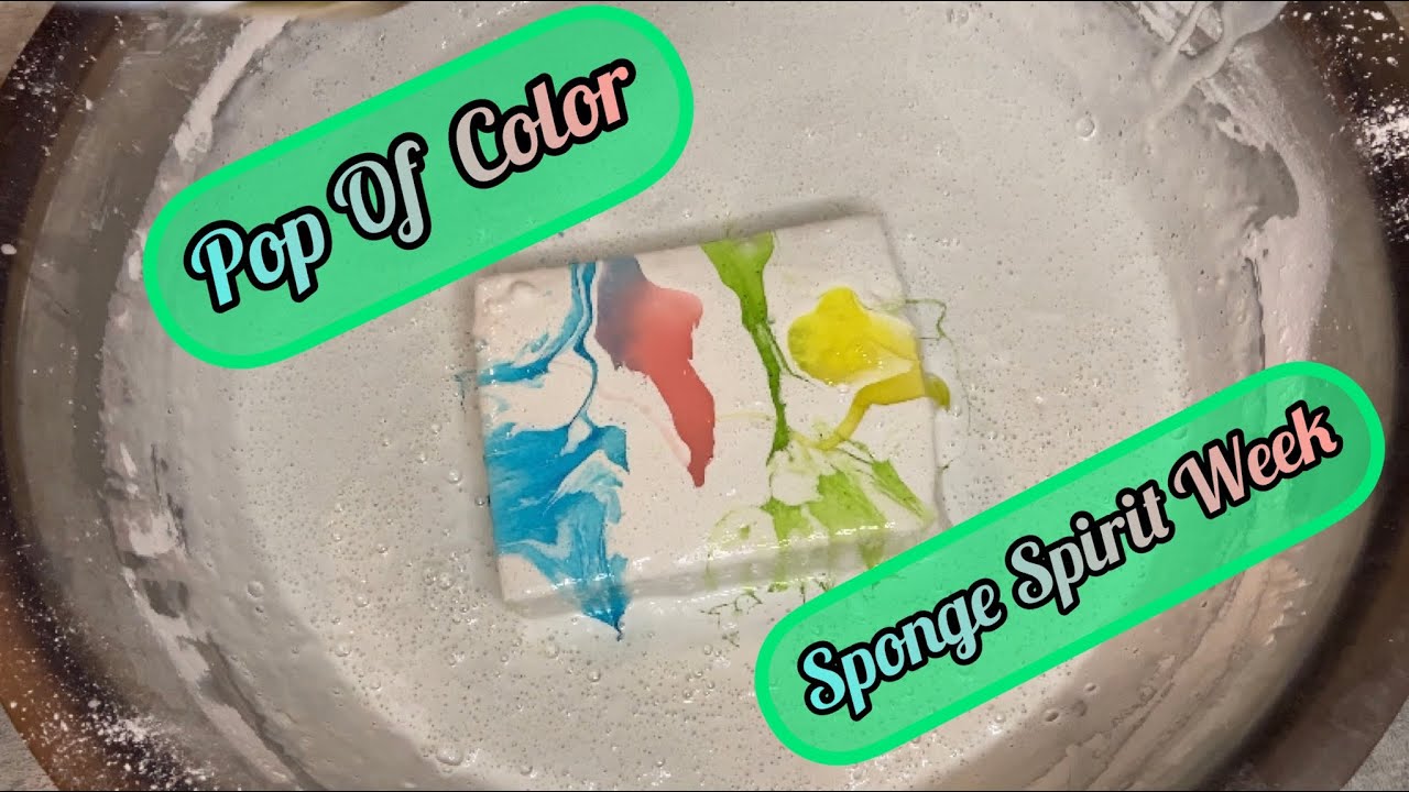Pop Of Color 🌈 Lavender Comet & Dish Soap Paste!!! #SpongeSpiritWeek Day 4
