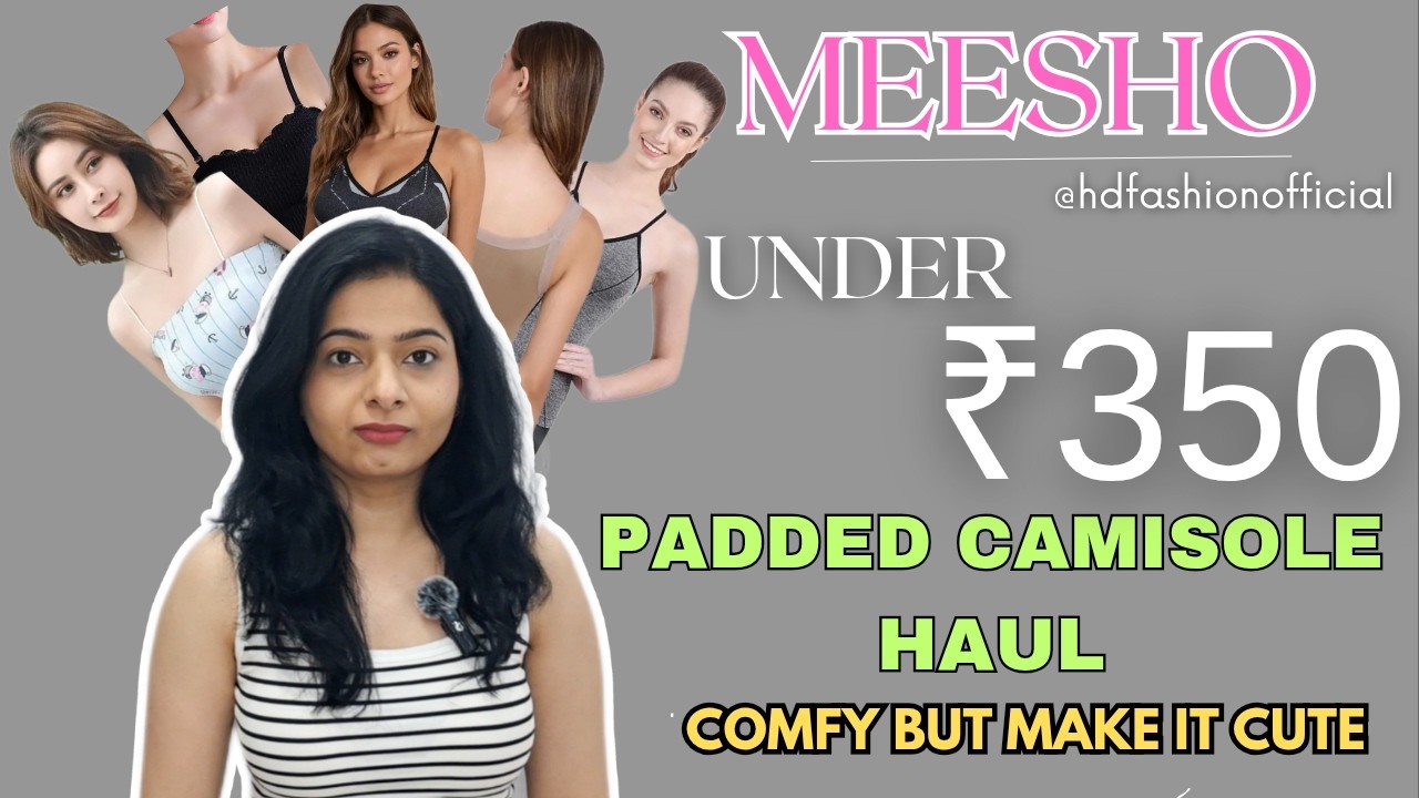Must-Have Padded Camisoles Haul | Stylish & Supportive Basics | Summer Essentials You NEED