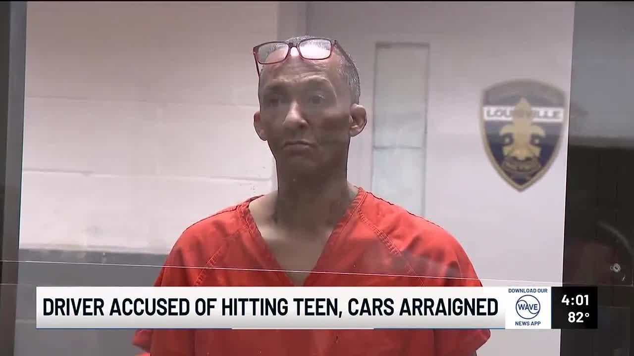 Driver accused of hitting teen and other cars arraigned, bond set to $500K