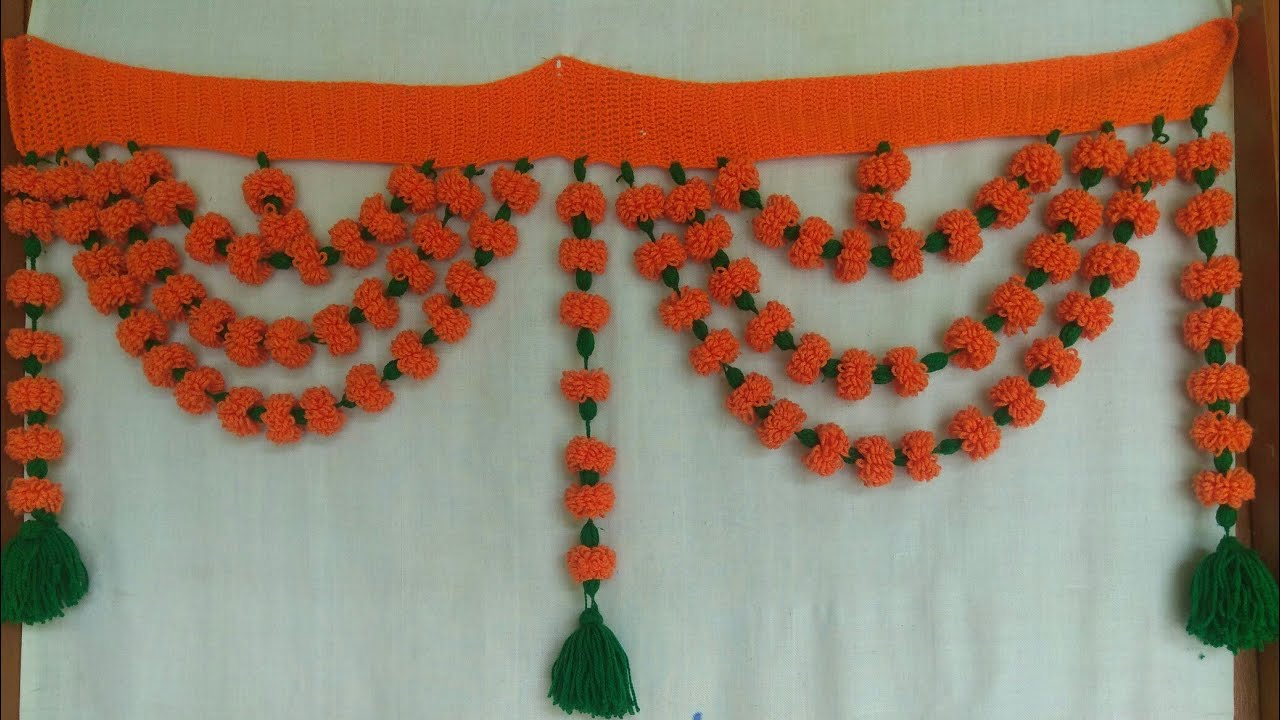 How to make new design toran from wool