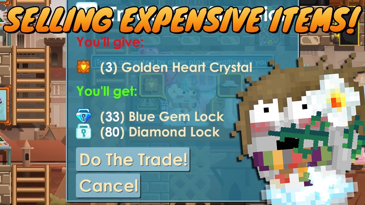 SELLING MY EXPENSIVE ITEMS TO 30 BGLS !! 😍 | Growtopia