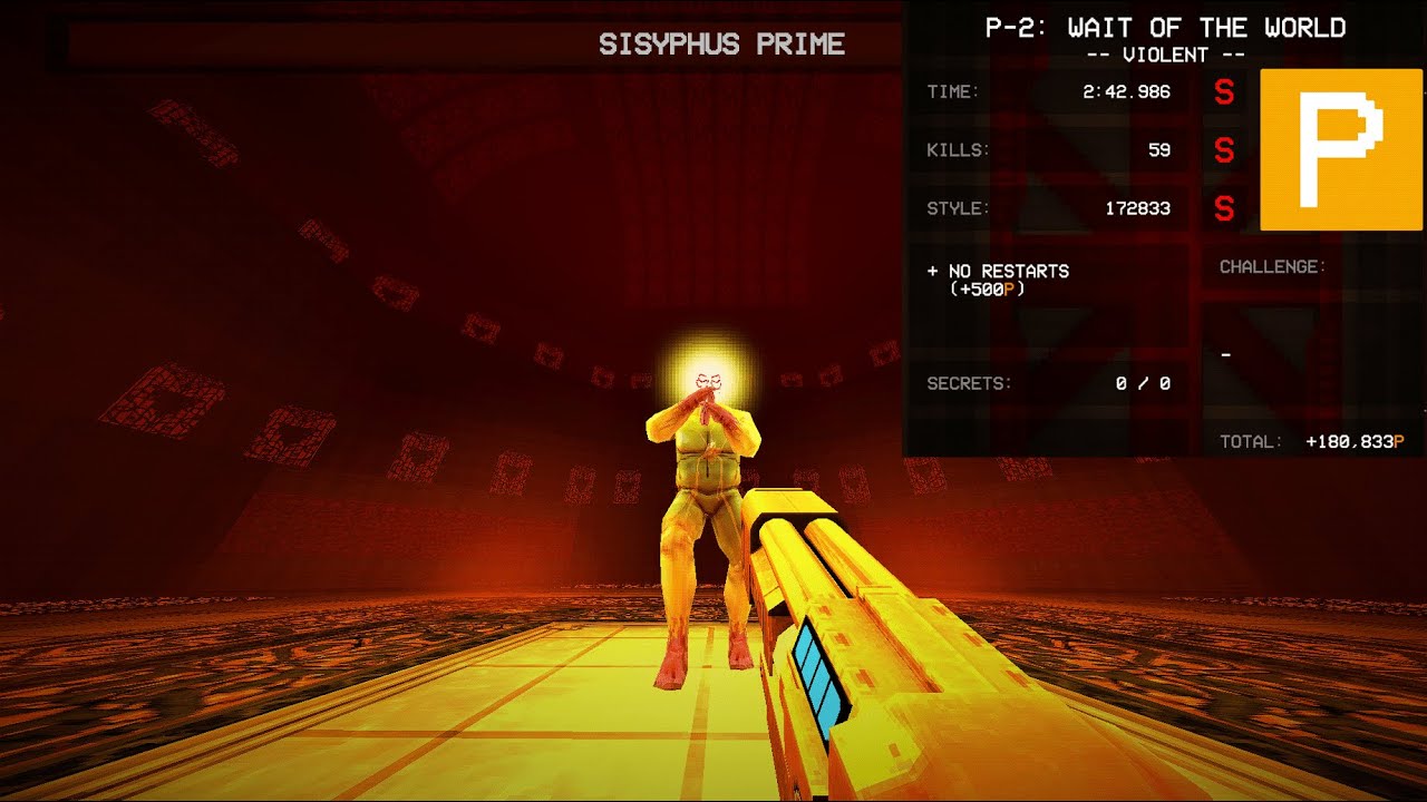 P-2 P% Pre-revamp WR in 2:42 | Ultrakill