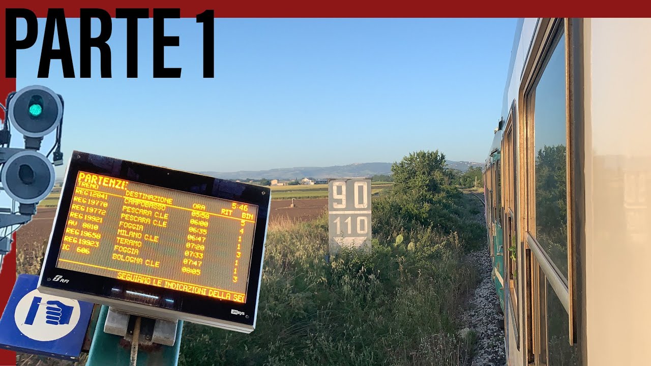 In viaggio sulla TERMOLI - CAMPOBASSO con le ALn 663 (Parte 1/4)
