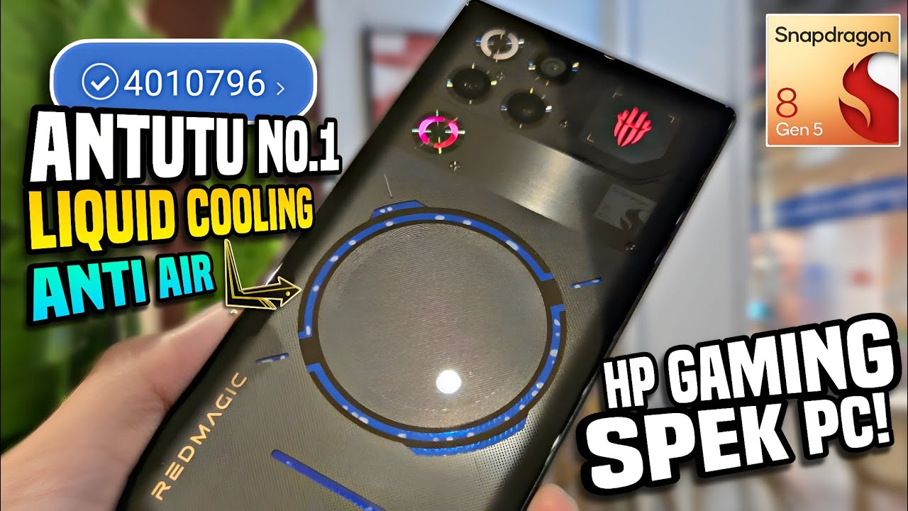 HP GAMING PERTAMA PAKAI LIQUID COOLING! ANTUTU 4JT LEBIH! UNBOXING & REVIEW NUBIA REDMAGIC 11 PRO+