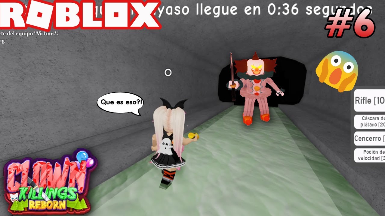 Roblox Clown Killings #6 Volvemos Con El Payaso Loco! Me Enojo Con Gutti! jeje! 🤭🤭