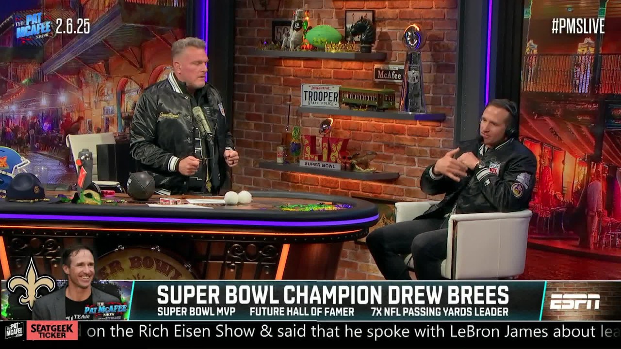 Pat McAfee's OFFICIAL APOLOGY to Drew Brees 🤣 Radio Row FULL INTERVIEW | The Pat McAfee Show