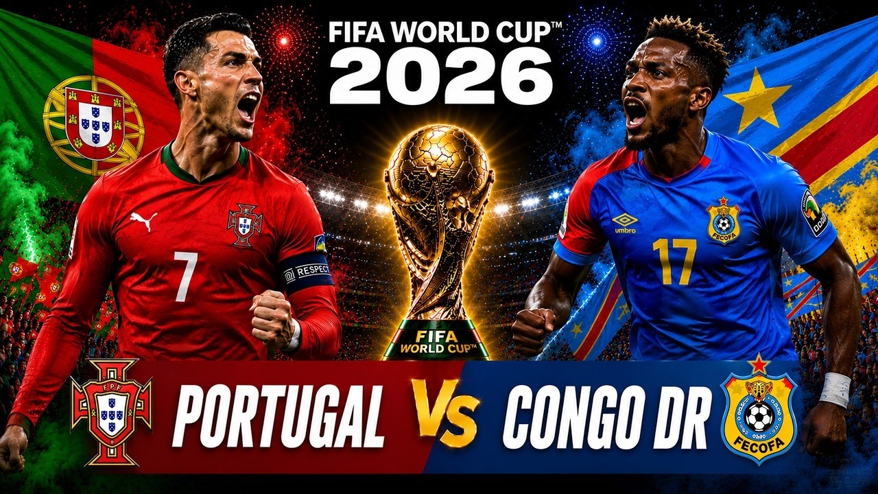 Portugal vs Congo DR LIVE | FIFA World Cup 2026 LIVE | LIVE Score & Watchalong