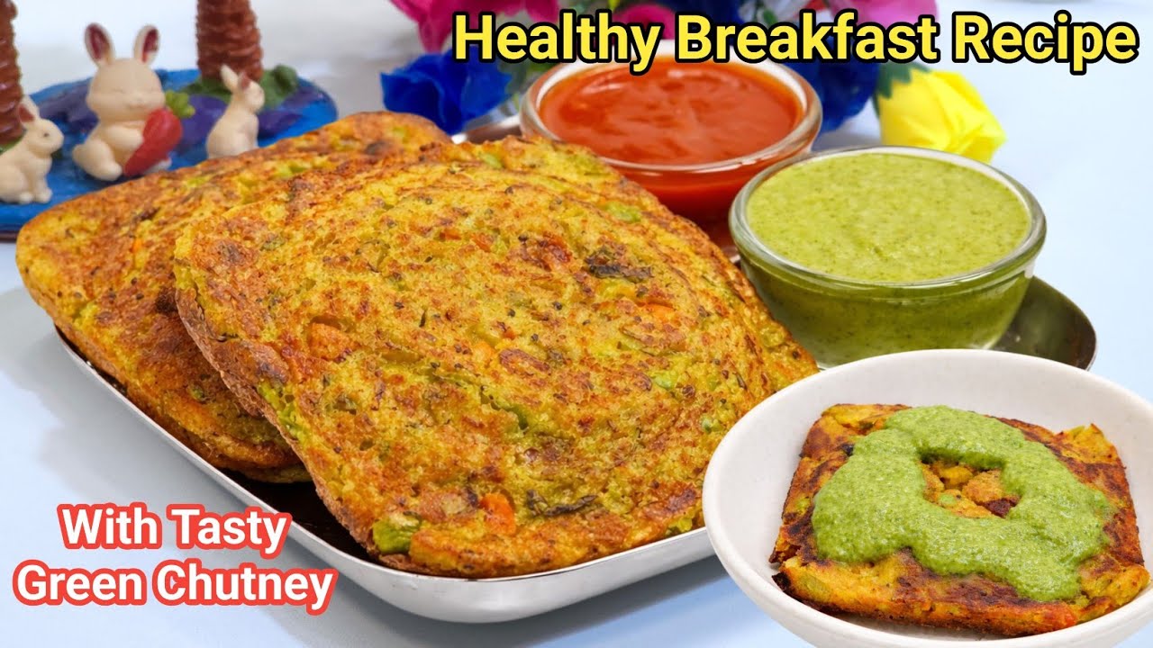 रोटी सब्जी खा के हो गए है बोर तो बनाए ये नई Healthy Breakfast Recipe l Healthy Nashta l Breakfast