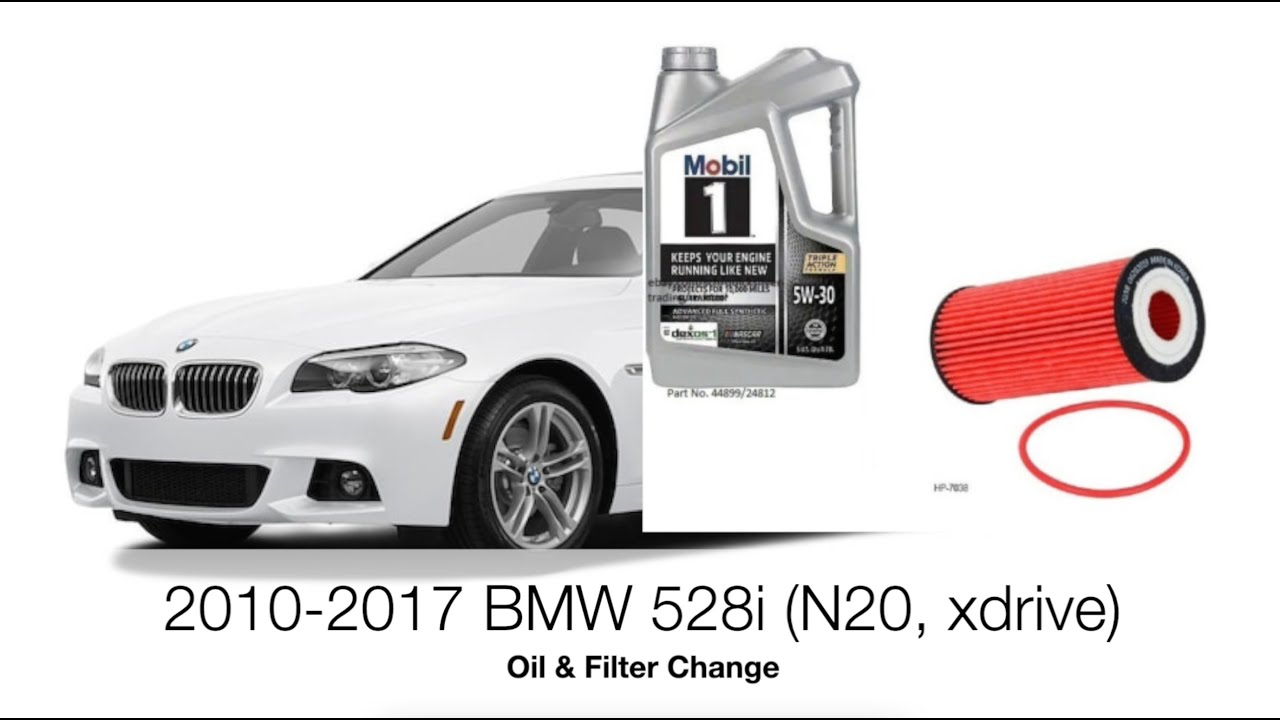 Замена масла в BMW 528i 2010–2017 годов выпуска за 20 минут. Легко, своими руками, экономия.