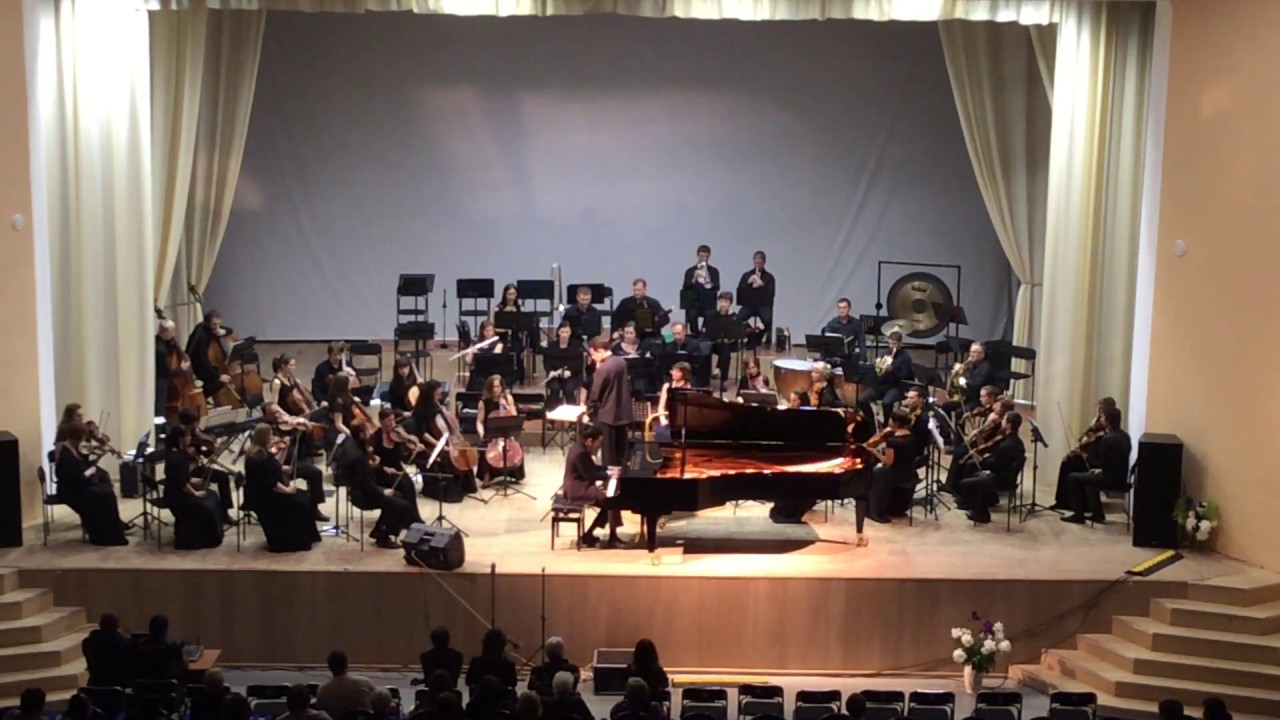 David Serrano. Concierto para piano y Orquesta, Camille Saint-Sa&euml;nz. Live 2017