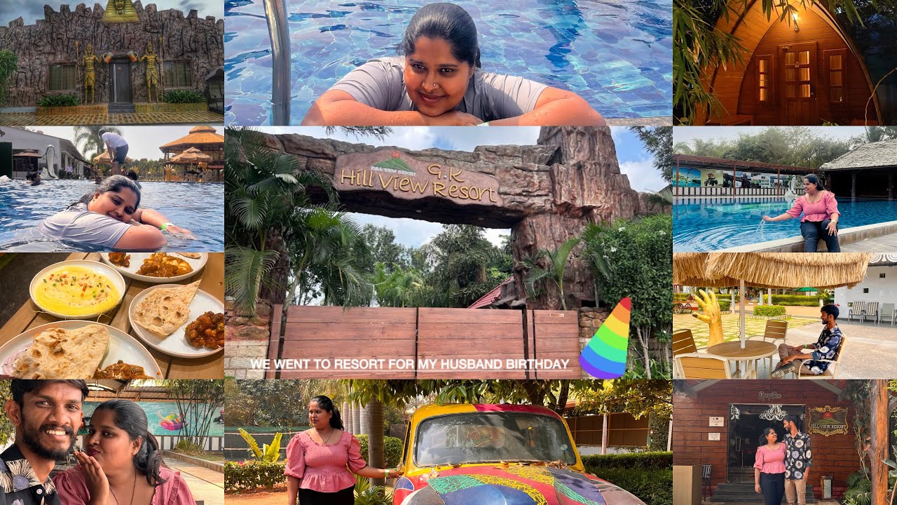 We went to Resort for my Husband Birthday || GK hill view Resort 🧿#tranding #vlog #viralvideos 