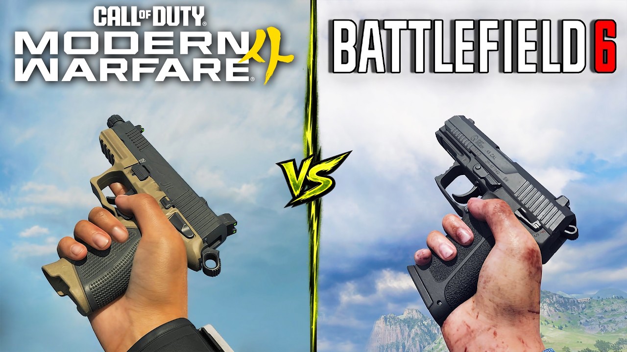 Call of Duty Modern Warfare 4 vs Battlefield 6 - Physics and Details Comparison