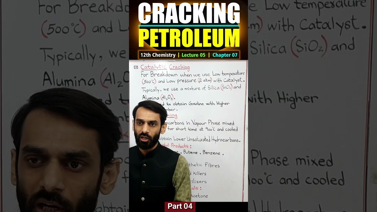 &lrm;12th class chemistry Lecture 05 | Chp 07 Cracking of Petroleum | Preparation of MDCAT and ECAT&lrm;