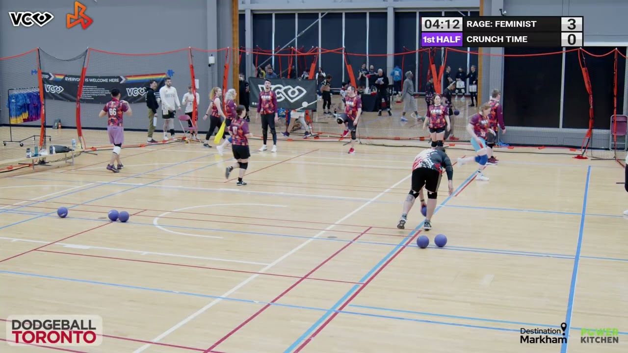 Kick off 2026 - Crunch Time vs RAGE: Feminist Mixed Rec Division RR - Dodgeball Toronto