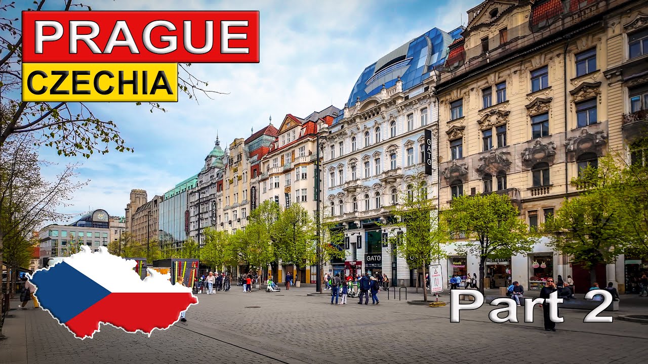 🇨🇿 Walking in Prague - Part 2 - 4K UHD video