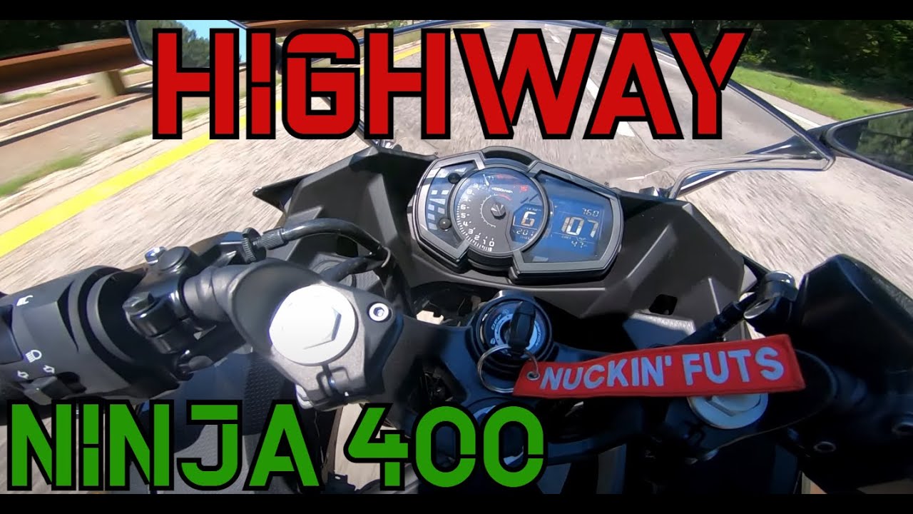 2023 Ninja 400 HIGHWAY Riding [4K]