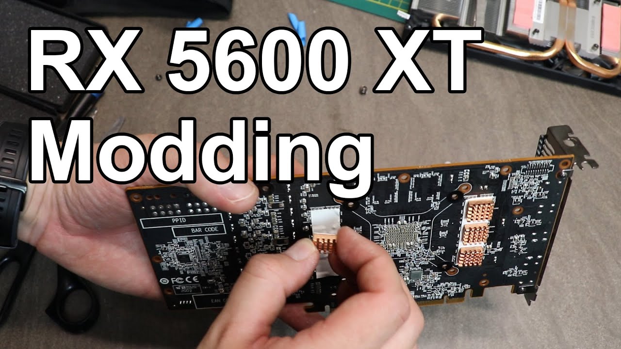 Modding karty PowerColor Radeon RX 5600 XT