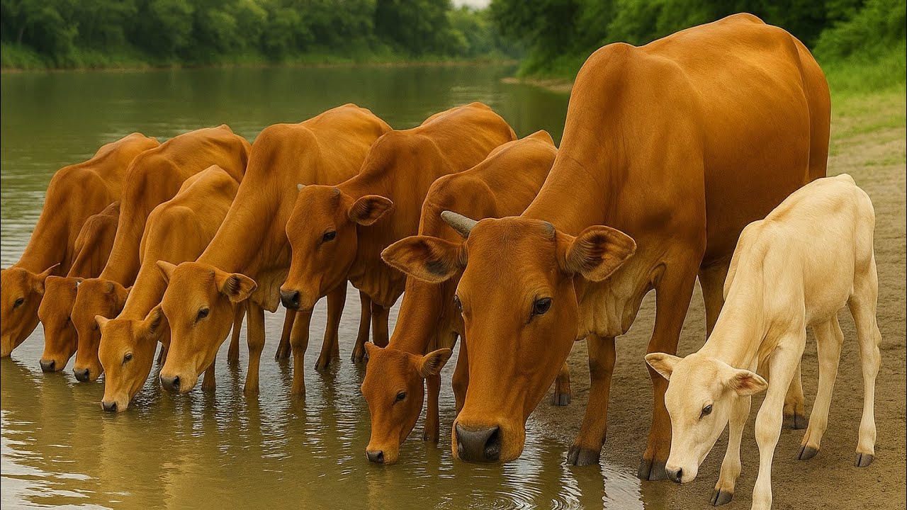 Video Gembala sapi lembu Menuju kandang, Suara Sapi Moo Memanggil kawanan untuk pulang - Sapi lucu🐄🐮