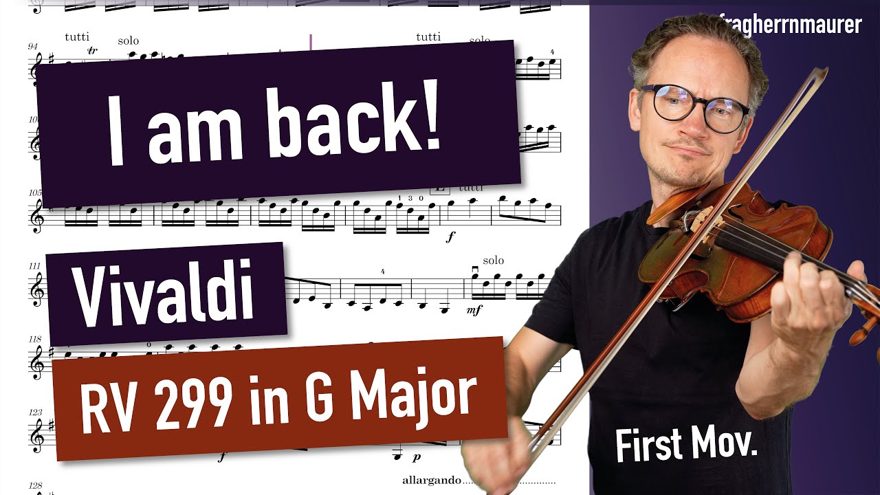 Vivaldi: Violin Concerto In G major, RV 299, Op. 7, No. 8, 1. Movement