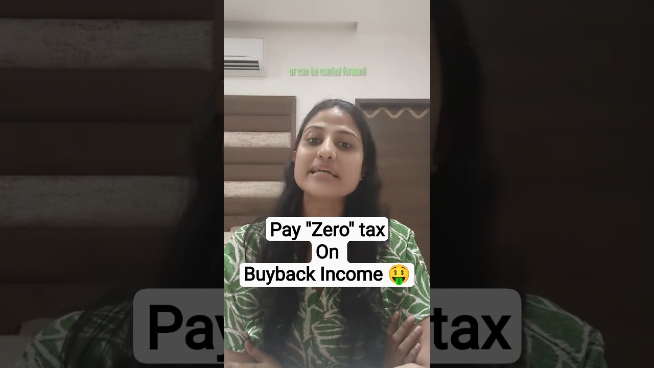 Infosy buyback Must watch#Buyback Taxation #zero tax