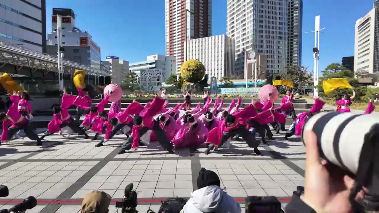 【4K】常笑「桜Live」+ 総踊り 第4回 虹彩よさこい (キタラ会場)