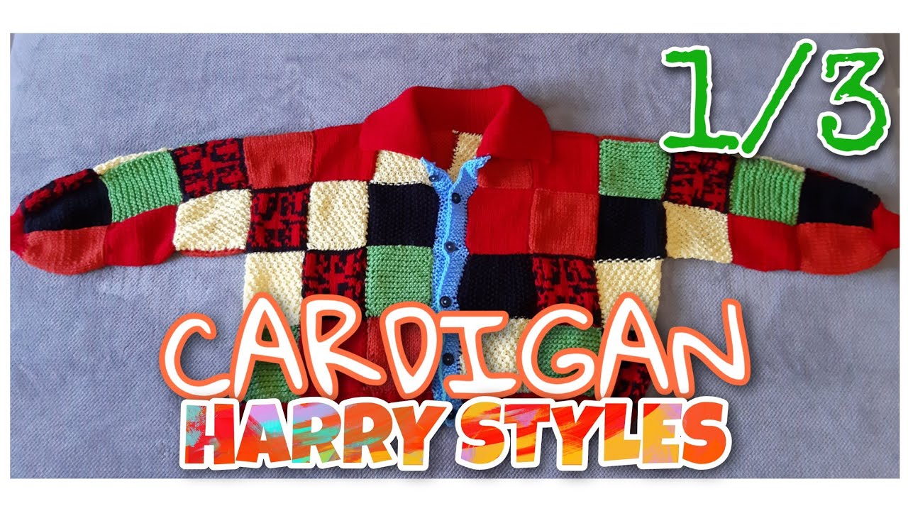 Кардиган Harry Styles 1/3 платочной вязкой и джерси