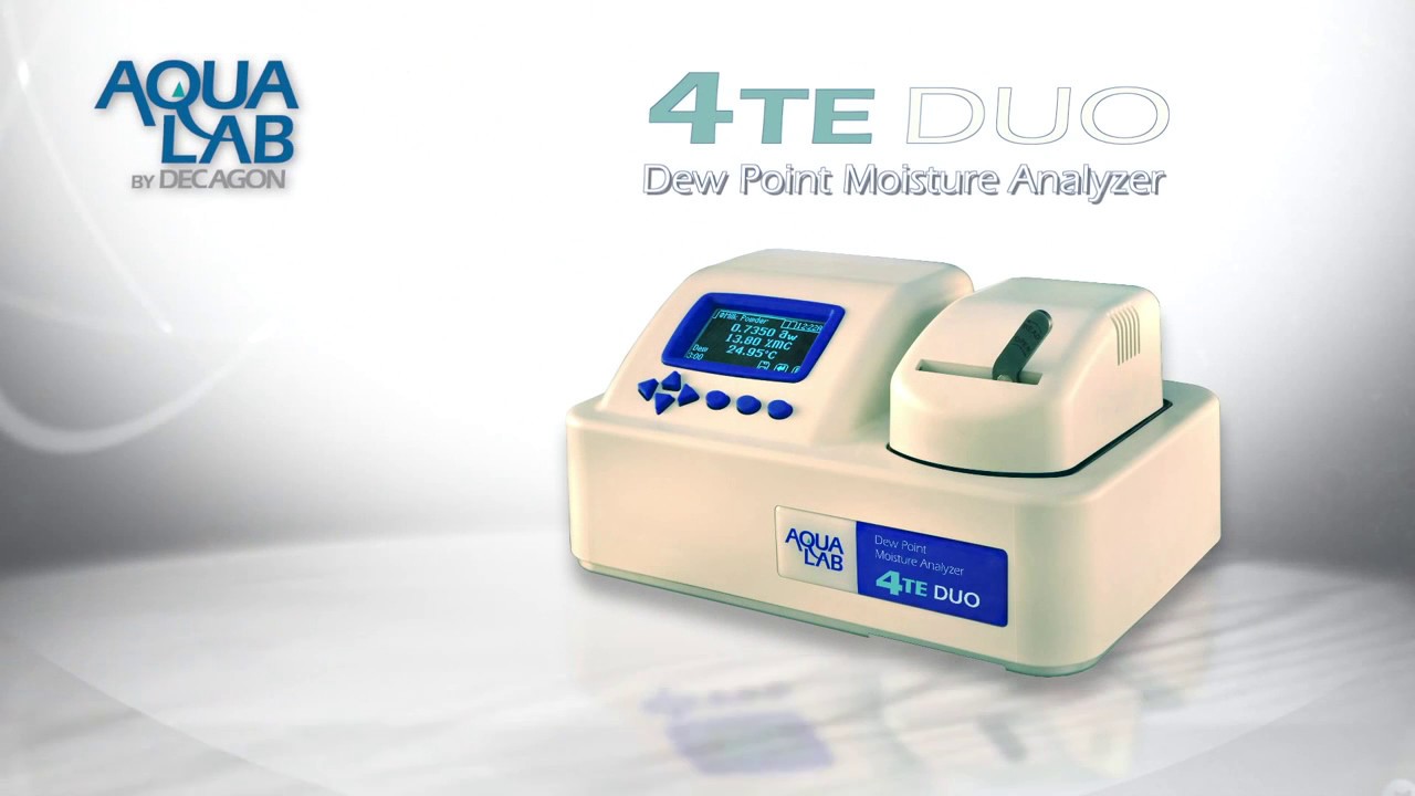 AquaLab 4TE Duo - Measure water activity and moisture content all at once