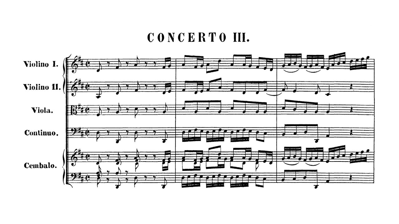 Bach: Keyboard Concerto No. 3 in D major, BWV 1054 [Hewitt]