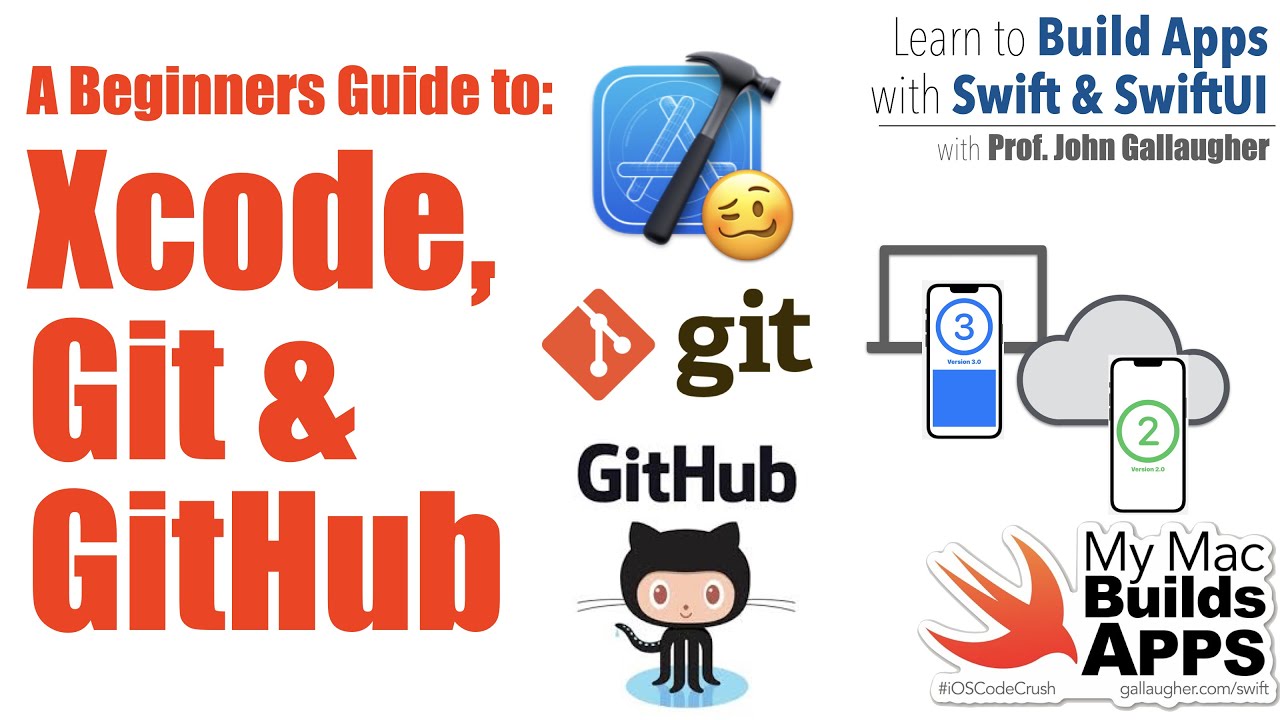 Course Fundamental: A Beginner's Guide to Using Xcode with Git & GitHub with SwiftUI examples