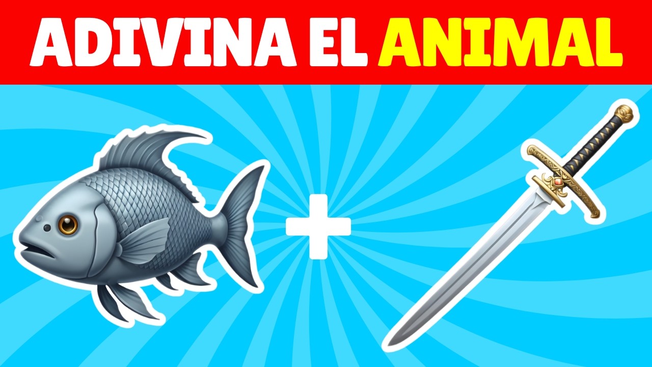 🐾 Adivina el animal con los emojis 🦁🐸 | 38 retos del reino animal | Quiz Galáctico