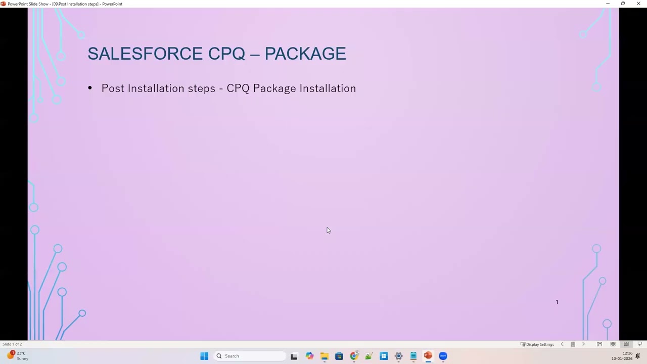 09. Шаги после установки Salesforce CPQ