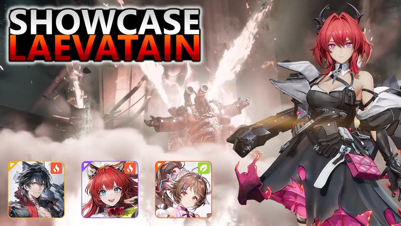 SHOWCASE / TEAM LAEVATAIN vs RHODAGN \ BUILD Personnage | Arknights Endfield  アークナイツエンドフィールド